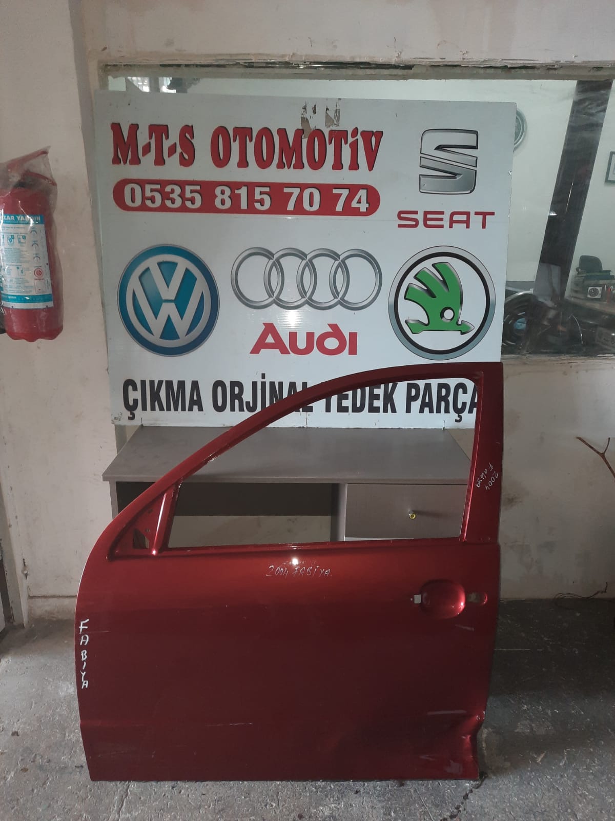Skoda fabia sol ön kapı